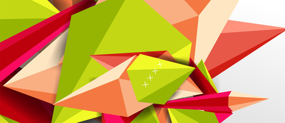 Trendy simple triangle abstract background, dynamic motion concept. Vector Illustration For Wallpaper, Banner, Background, Card, Book Illustration, landing page