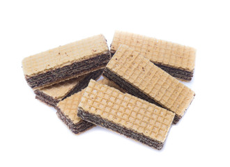 Wafers stick isolated on white background