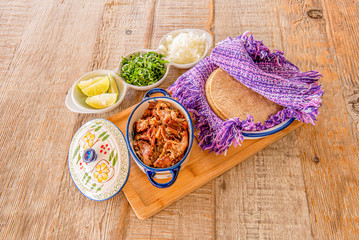 Traditional Mexican tacos