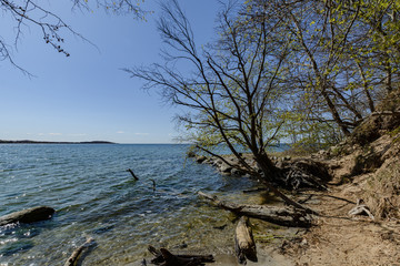 Wanderweg entlang am Boodenufer,  Goor, Lauterbach auf Rügen