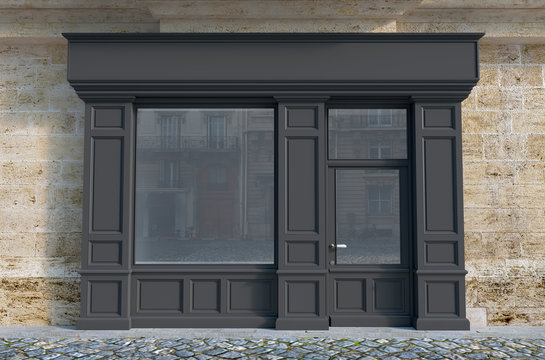 Small Shop front gray