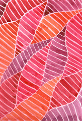 Watercolor illustration abstract pink background pattern