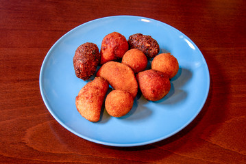 Stuffed croquettes