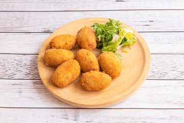Stuffed croquettes