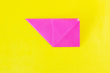 Step 8. DYI tulip from colored paper. Step-by-step instruction. DIY gift for Mother's Day, March...