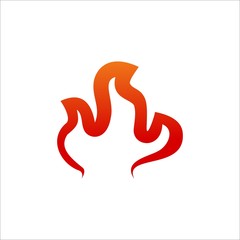 flame flat vector graphic design illustration isolated