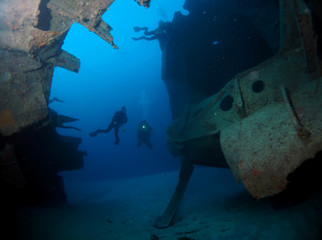 Obraz premium Scuba Diving Malta Gozo Comino