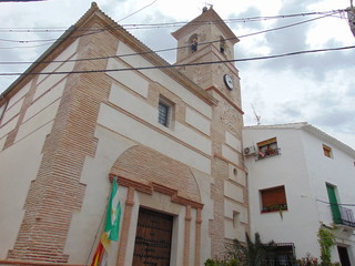 Fototapeta na wymiar Vistas de La Iglesia de La Encarnación de Albanchez. Almería.