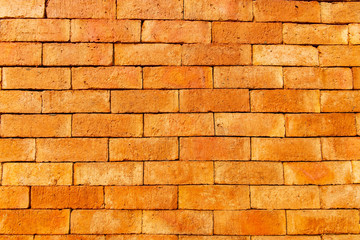 red brick wall or brown brick wall texture for background.