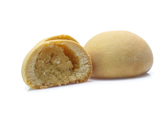 Mochi dessert isolated on white background