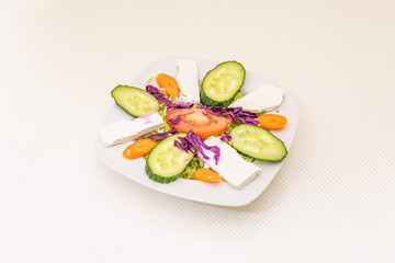 Image of salad with fresh ingredients
