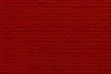 Brick Wall Background. Red Texture