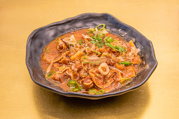 ear bowl with vegetables