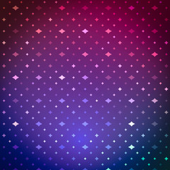 Abstract color illustration with small stars.