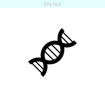 DNA Icon. EPS Vector File