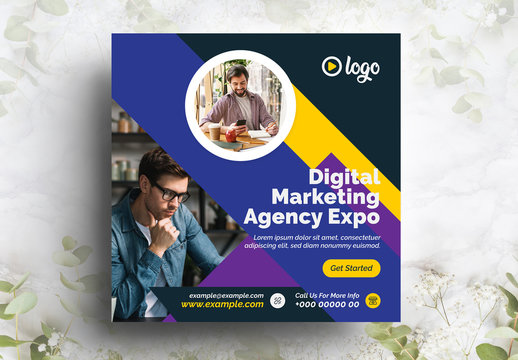 Digital Marketing Social Media Banner Layout