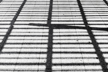 Background of abstract shadows on the ground