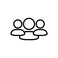 People Connection Vector Design Icon Template