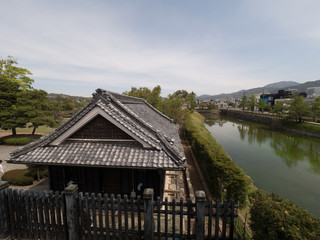 Fototapeta na wymiar Vistas desde el Castillo de Matsumoto
