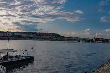 Fototapeta na wymiar urban panorama of the city of Budapest in Hungary