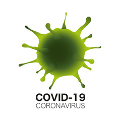 Coronavirus COVID-19 Sign Vector Illustration Icon