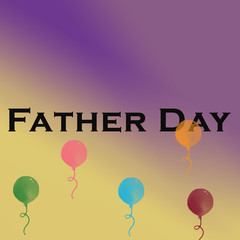 Obraz premium International Father's Day Fixes Poster and Cards 