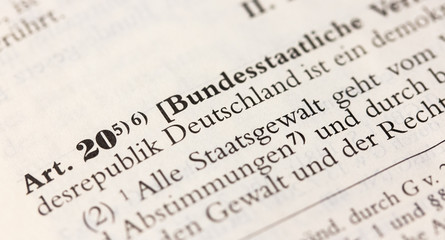 Staatsprinzipien, Demokratieprinzip in Art. 20 Grundgesetz