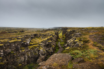 Fototapeta na wymiar Thingvellir National Park