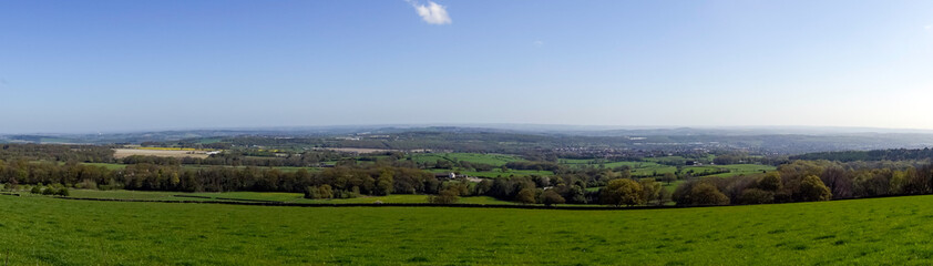 Fototapeta na wymiar view of the countryside in Yorkshire, UK