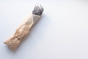 Eco lavender bouquet in eco pack