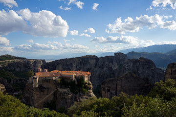 Fototapeta na wymiar Meteora, Greece: Varlaam monastery 