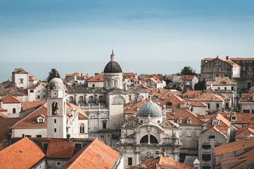 Fototapeta na wymiar Dubrovnik View over the city
