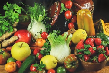 composition of fruits and vegetables