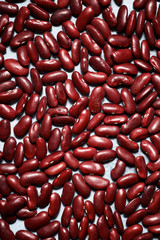 Haricot beans close up