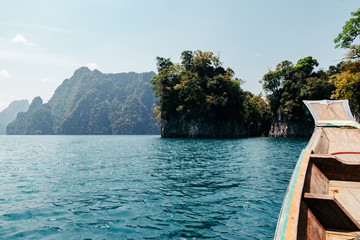 Rocks on Khao Sok Lake