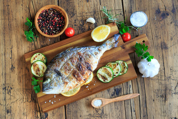 Dorade vom Grill