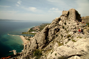 Widok na morze Śródziemne w Chorwacji