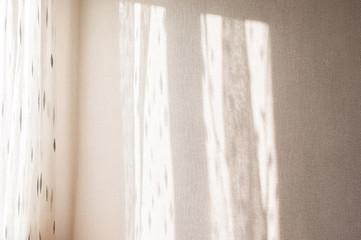 Obraz premium Abstract shadow on the wall in room.