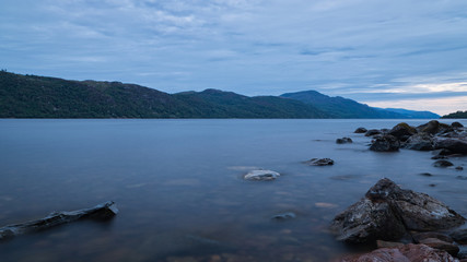 Lochness lake in beautiful Scotland