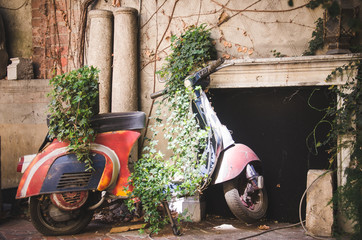 Old Scooter in Milano Street
