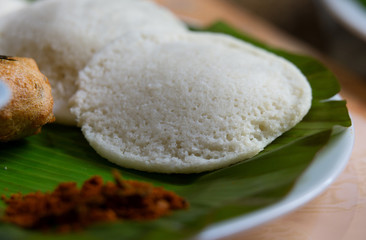 Idli and Wada for breakfast