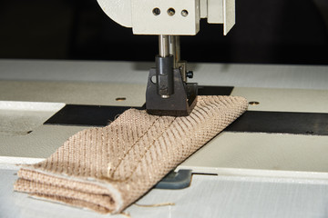 Professional sewing equipment. Sewing machine presser foot