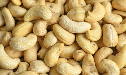 cashew nuts background