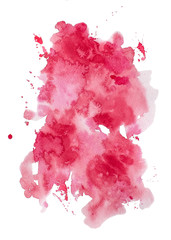 Abstract watercolor pink background. Raster illustration - 341426593