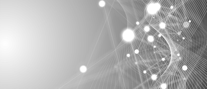 Technology data background, idea of global business solution