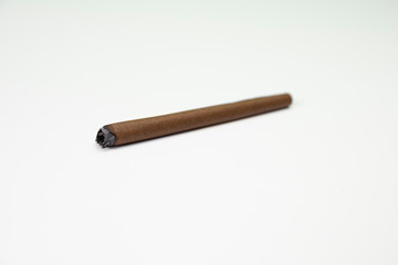 Blunt of marijuana tobacco paper