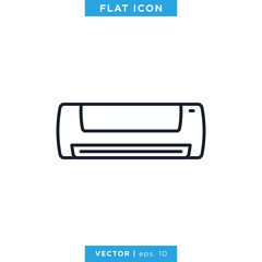 Air Conditioner Icon Vector Design Template