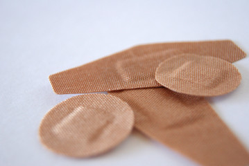 bandage on white background