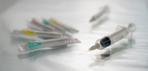 Syringe and needle for human protection