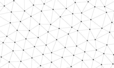 Abstract white bright technology vector background. Low poly, Molecule And Communication Background. Connection structure. Vector science background. Polygonal